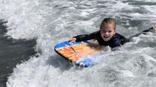 Ohope Beach Family Swimming