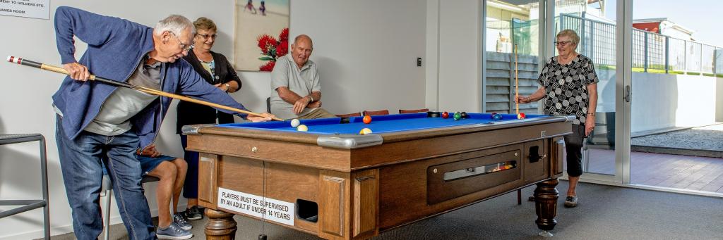 Ohope Beach Resort Games Room